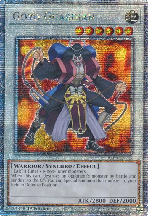 Goyo Guardian (Quarter Century Secret Rare) [RA03-EN202] Quarter Century Secret Rare | Shuffle n Cut Hobbies & Games