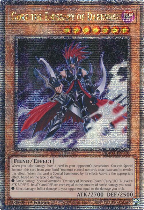 Gorz the Emissary of Darkness (Quarter Century Secret Rare) [RA03-EN210] Quarter Century Secret Rare | Shuffle n Cut Hobbies & Games