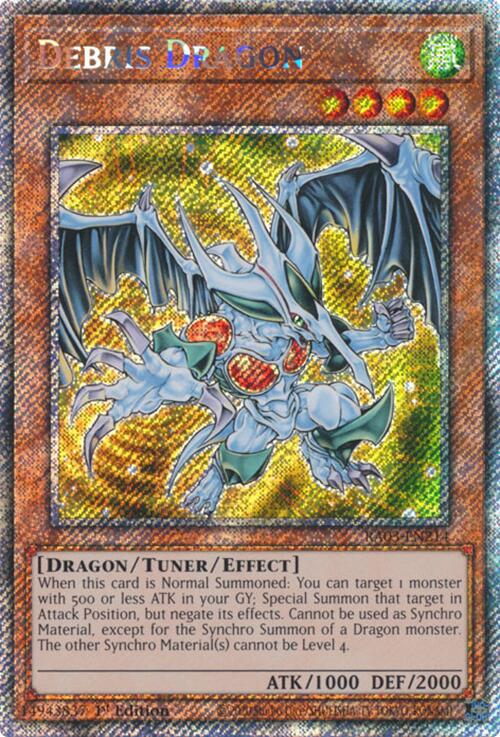 Debris Dragon (Platinum Secret Rare) [RA03-EN214] Platinum Secret Rare | Shuffle n Cut Hobbies & Games