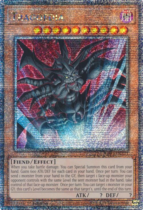 Tragoedia (Quarter Century Secret Rare) [RA03-EN223] Quarter Century Secret Rare | Shuffle n Cut Hobbies & Games