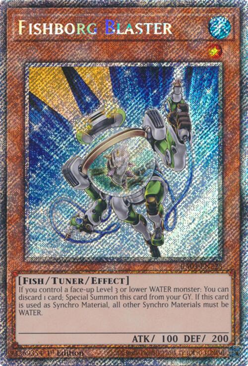 Fishborg Blaster (Platinum Secret Rare) [RA03-EN225] Platinum Secret Rare | Shuffle n Cut Hobbies & Games