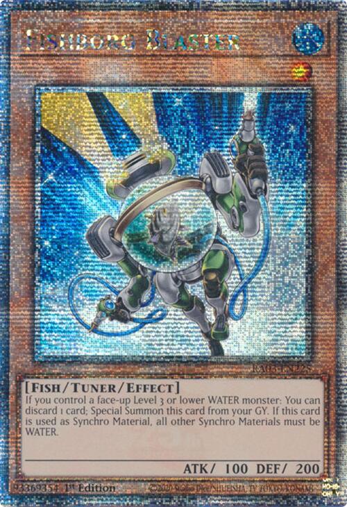 Fishborg Blaster (Quarter Century Secret Rare) [RA03-EN225] Quarter Century Secret Rare | Shuffle n Cut Hobbies & Games