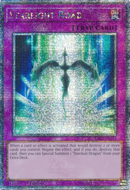 Starlight Road (Quarter Century Secret Rare) [RA03-EN235] Quarter Century Secret Rare | Shuffle n Cut Hobbies & Games