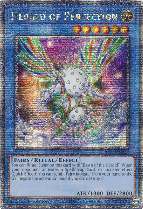 Herald of Perfection (Quarter Century Secret Rare) [RA03-EN237] Quarter Century Secret Rare | Shuffle n Cut Hobbies & Games