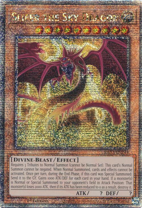 Slifer the Sky Dragon (Quarter Century Secret Rare) [RA03-EN244] Quarter Century Secret Rare | Shuffle n Cut Hobbies & Games