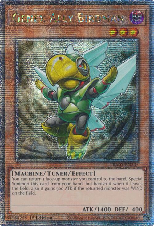 Genex Ally Birdman (Quarter Century Secret Rare) [RA03-EN247] Quarter Century Secret Rare | Shuffle n Cut Hobbies & Games