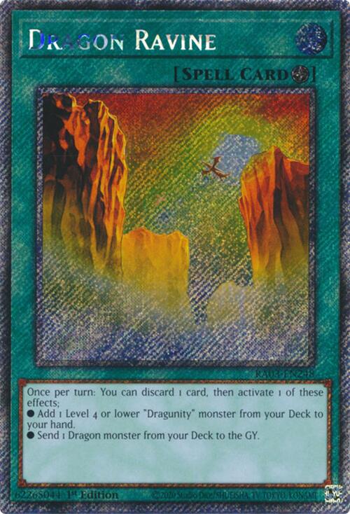 Dragon Ravine (Platinum Secret Rare) [RA03-EN248] Platinum Secret Rare | Shuffle n Cut Hobbies & Games