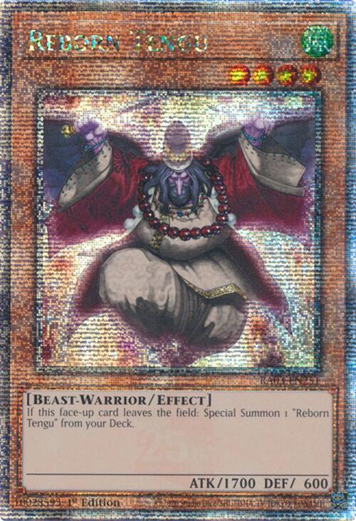 Reborn Tengu (Quarter Century Secret Rare) [RA03-EN251] Quarter Century Secret Rare | Shuffle n Cut Hobbies & Games