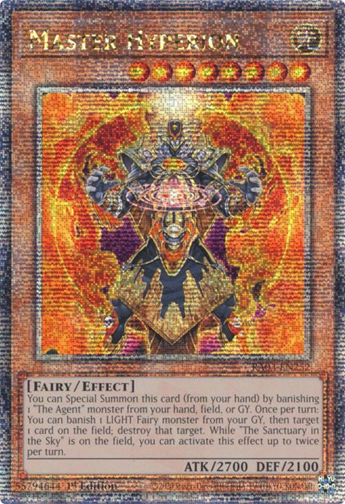 Master Hyperion (Quarter Century Secret Rare) [RA03-EN252] Quarter Century Secret Rare | Shuffle n Cut Hobbies & Games