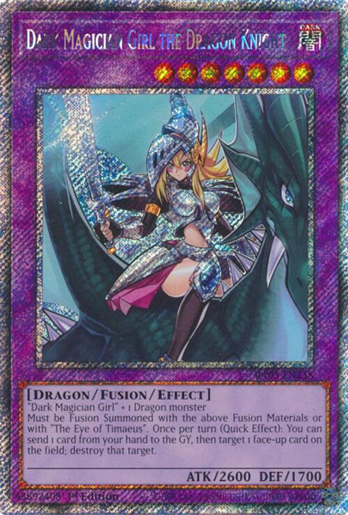 Dark Magician Girl the Dragon Knight (Platinum Secret Rare) [RA03-EN258] Platinum Secret Rare | Shuffle n Cut Hobbies & Games