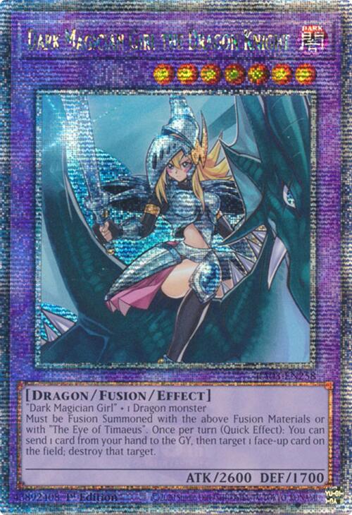 Dark Magician Girl the Dragon Knight (Quarter Century Secret Rare) [RA03-EN258] Quarter Century Secret Rare | Shuffle n Cut Hobbies & Games