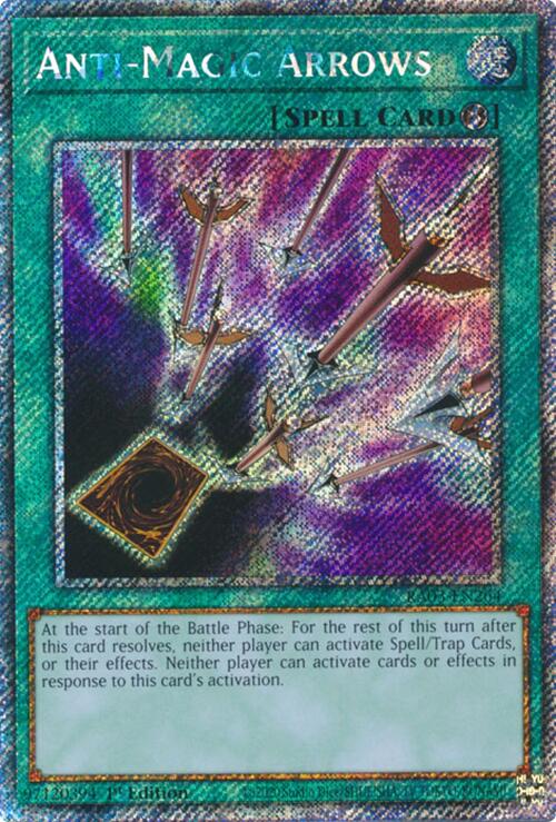 Anti-Magic Arrows (Platinum Secret Rare) [RA03-EN264] Platinum Secret Rare | Shuffle n Cut Hobbies & Games