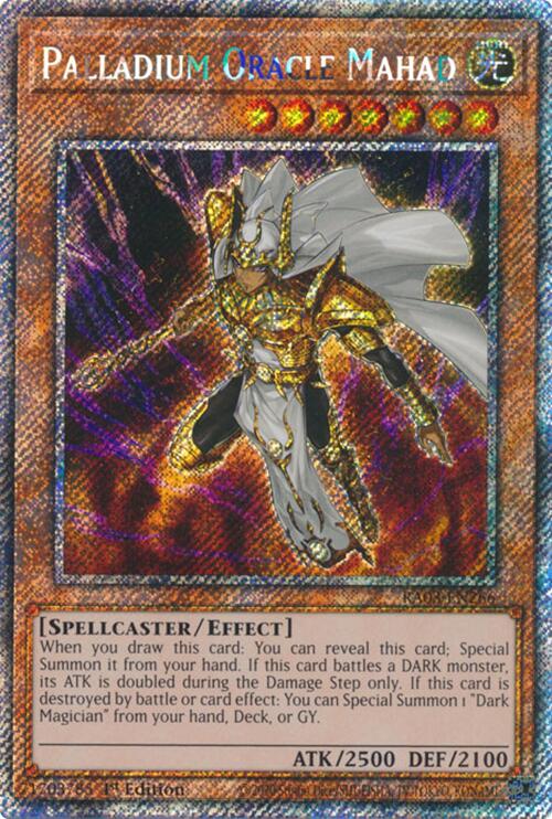 Palladium Oracle Mahad (Platinum Secret Rare) [RA03-EN266] Platinum Secret Rare | Shuffle n Cut Hobbies & Games