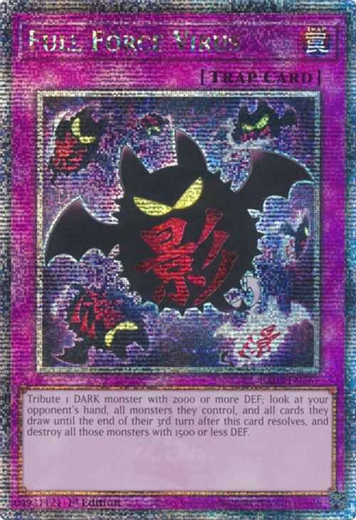 Full Force Virus (Quarter Century Secret Rare) [RA03-EN267] Quarter Century Secret Rare | Shuffle n Cut Hobbies & Games