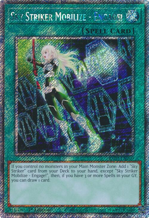 Sky Striker Mobilize - Engage! (Platinum Secret Rare) [RA03-EN269] Platinum Secret Rare | Shuffle n Cut Hobbies & Games