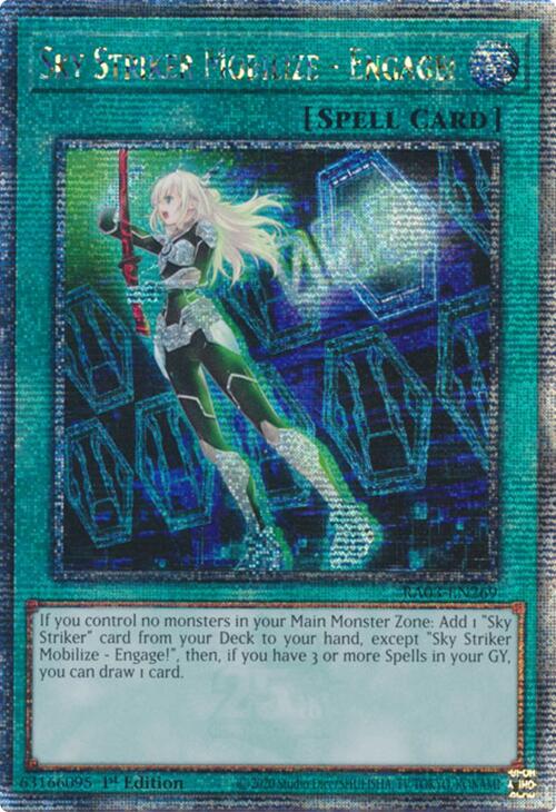 Sky Striker Mobilize - Engage! (Quarter Century Secret Rare) [RA03-EN269] Quarter Century Secret Rare | Shuffle n Cut Hobbies & Games