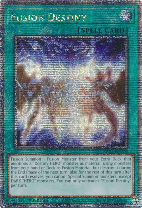 Fusion Destiny (Quarter Century Secret Rare) [RA03-EN270] Quarter Century Secret Rare | Shuffle n Cut Hobbies & Games