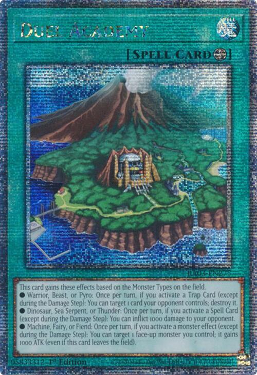 Duel Academy (card) (Quarter Century Secret Rare) [RA03-EN275] Quarter Century Secret Rare | Shuffle n Cut Hobbies & Games