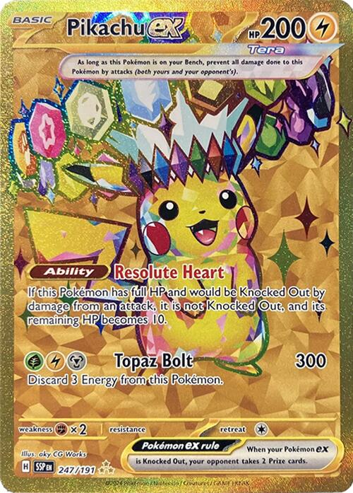 Pikachu ex (247/191) [Scarlet & Violet: Surging Sparks] | Shuffle n Cut Hobbies & Games