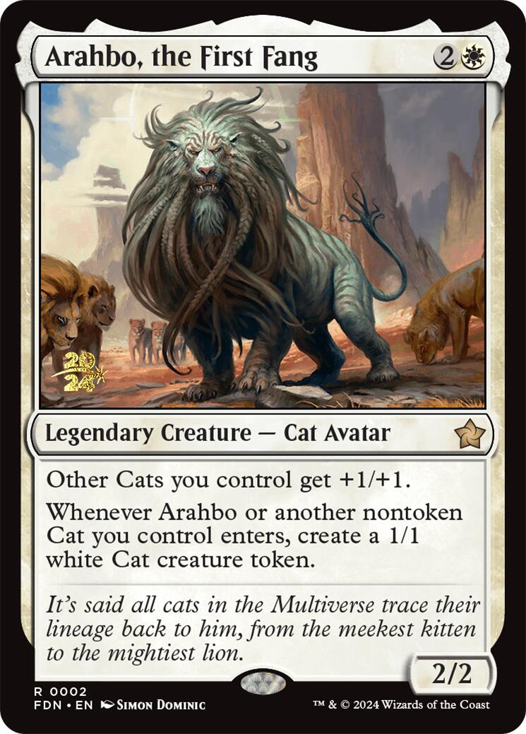 Arahbo, the First Fang [Foundations Prerelease Promos] | Shuffle n Cut Hobbies & Games