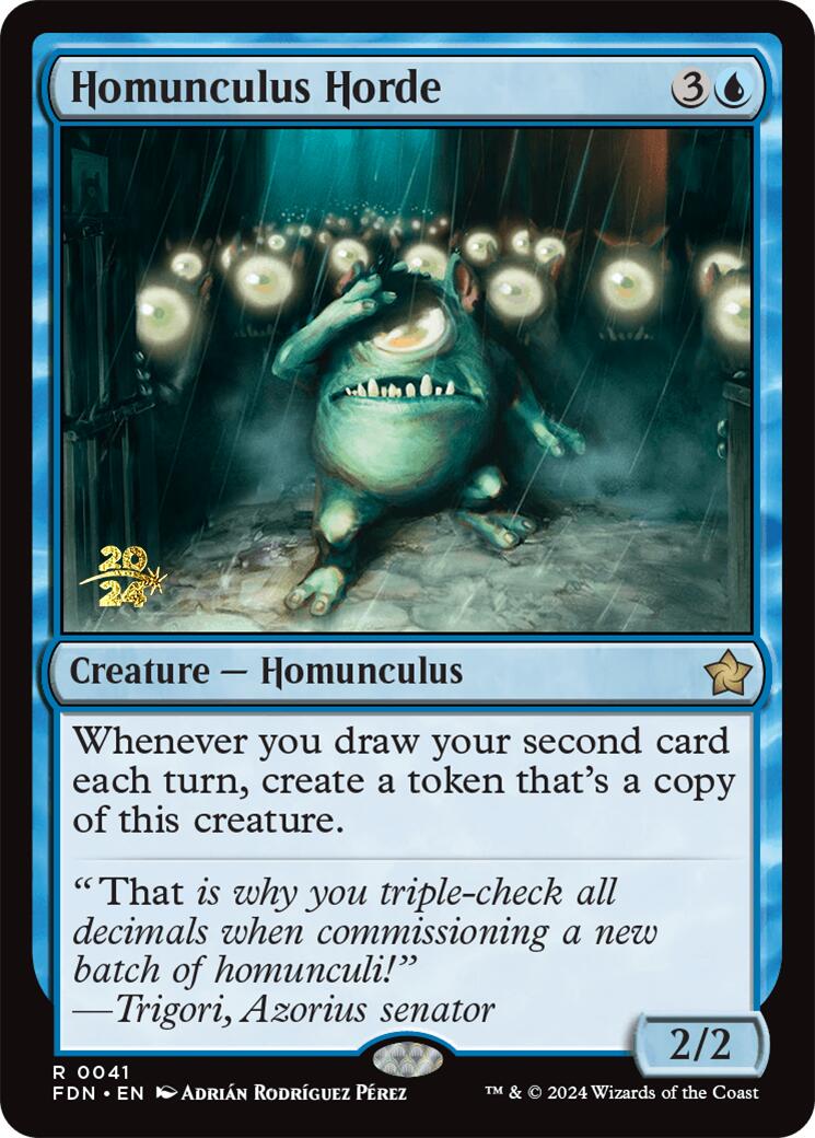 Homunculus Horde [Foundations Prerelease Promos] | Shuffle n Cut Hobbies & Games