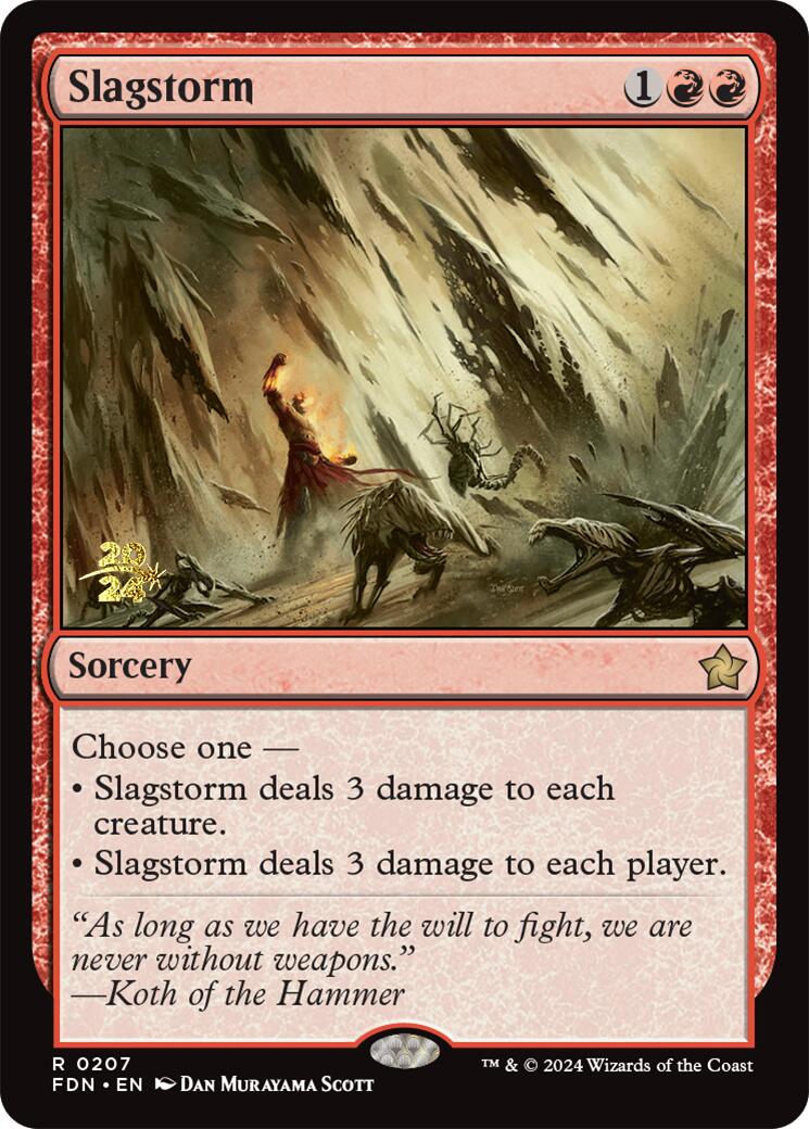 Slagstorm [Foundations Prerelease Promos] | Shuffle n Cut Hobbies & Games