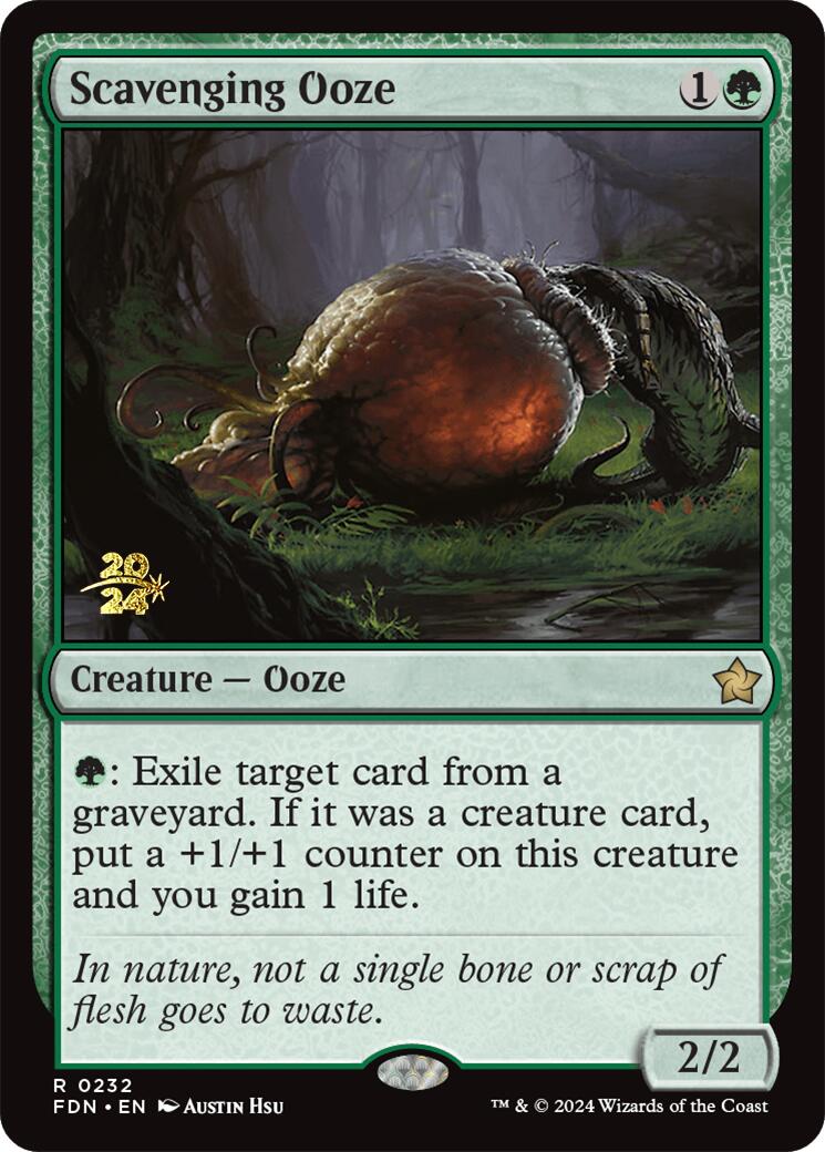 Scavenging Ooze [Foundations Prerelease Promos] | Shuffle n Cut Hobbies & Games