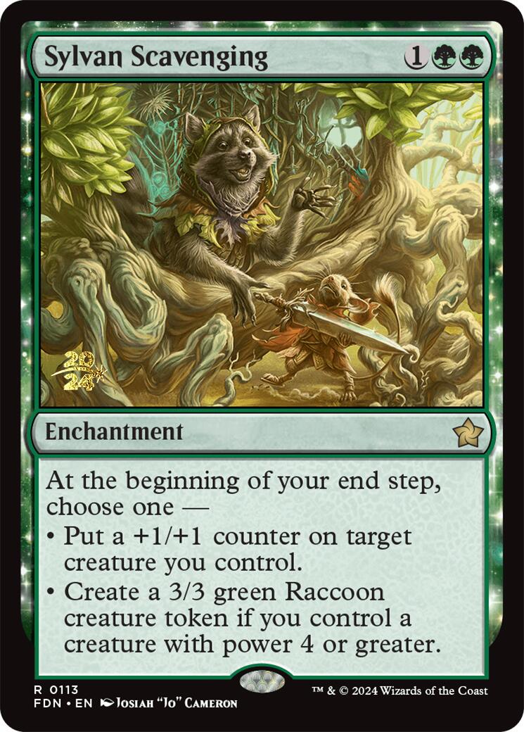 Sylvan Scavenging [Foundations Prerelease Promos] | Shuffle n Cut Hobbies & Games