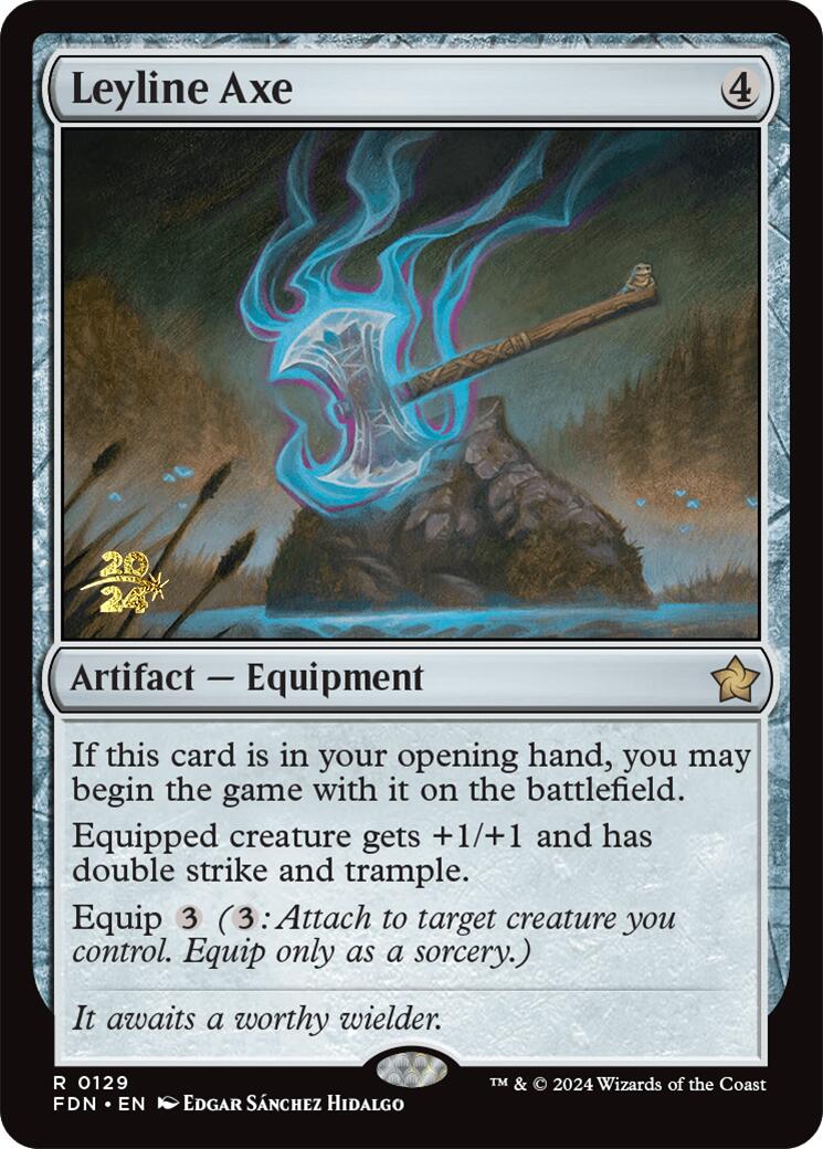 Leyline Axe [Foundations Prerelease Promos] | Shuffle n Cut Hobbies & Games