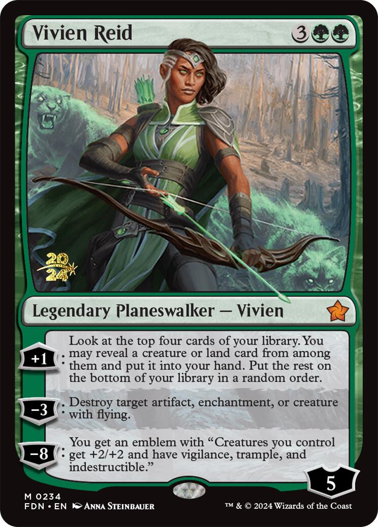 Vivien Reid [Foundations Prerelease Promos] | Shuffle n Cut Hobbies & Games