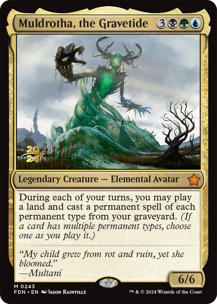 Muldrotha, the Gravetide [Foundations Prerelease Promos] | Shuffle n Cut Hobbies & Games