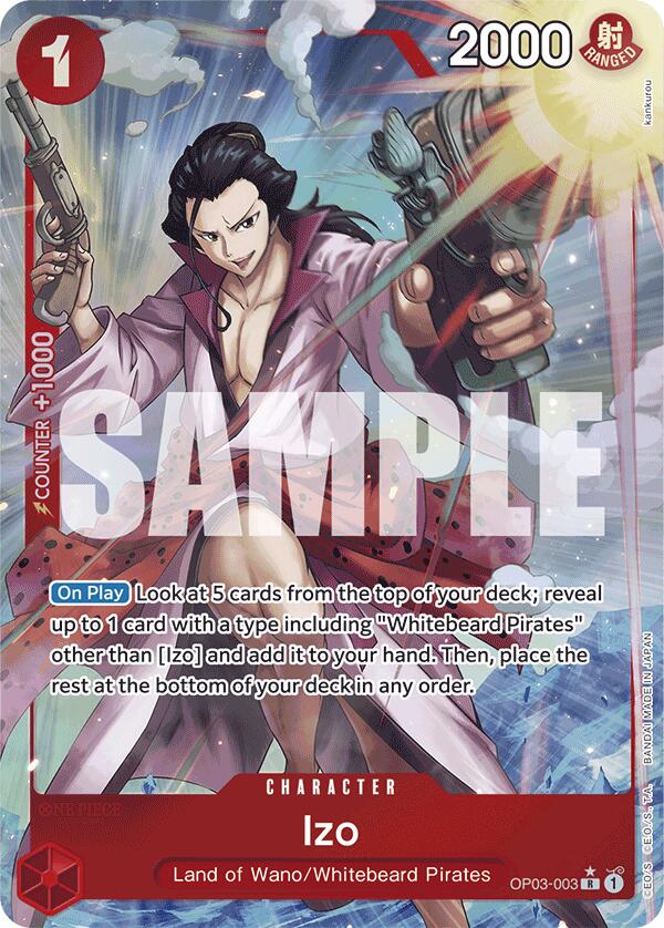 Izo (OP03-003) (Full Art) [Premium Booster -The Best-] | Shuffle n Cut Hobbies & Games