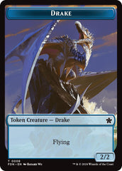 Drake // Goblin Doubled-Sided Token [Foundations Tokens] | Shuffle n Cut Hobbies & Games