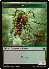 Goblin // Insect Doubled-Sided Token [Foundations Tokens] | Shuffle n Cut Hobbies & Games