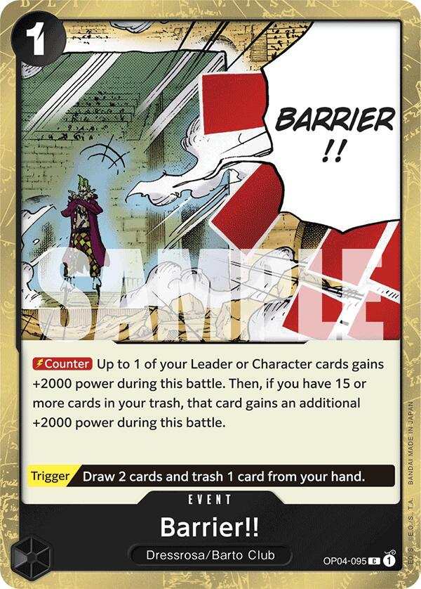 Barrier!! (Jolly Roger Foil) [Premium Booster -The Best-] | Shuffle n Cut Hobbies & Games