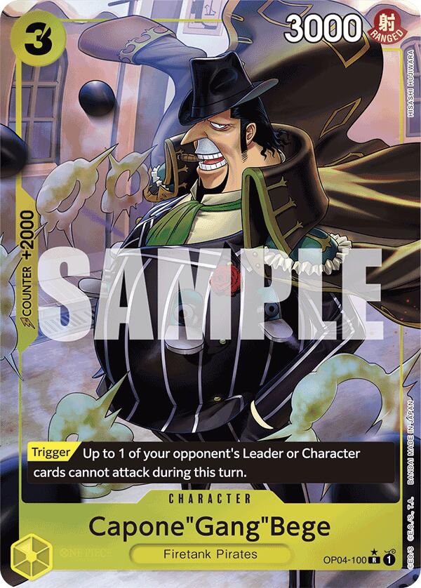 Capone"Gang"Bege (OP04-100) (Full Art) [Premium Booster -The Best-] | Shuffle n Cut Hobbies & Games