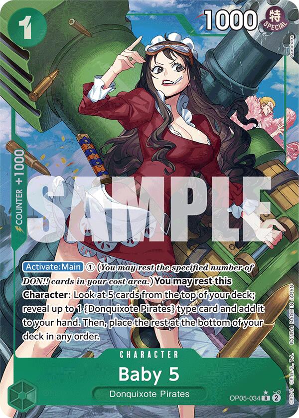 Baby 5 (OP05-034) (Alternate Art) [Premium Booster -The Best-] | Shuffle n Cut Hobbies & Games