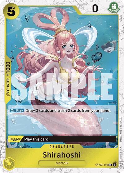 Shirahoshi (OP03-116) (Jolly Roger Foil) [Premium Booster -The Best-] | Shuffle n Cut Hobbies & Games