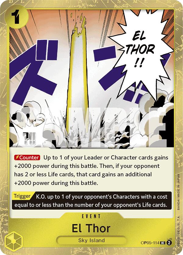 El Thor (Jolly Roger Foil) [Premium Booster -The Best-] | Shuffle n Cut Hobbies & Games