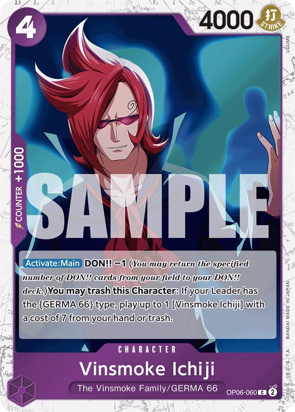 Vinsmoke Ichiji (OP06-060) (Jolly Roger Foil) [Premium Booster -The Best-] | Shuffle n Cut Hobbies & Games