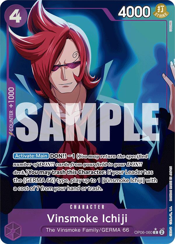 Vinsmoke Ichiji (OP06-060) (Full Art) [Premium Booster -The Best-] | Shuffle n Cut Hobbies & Games