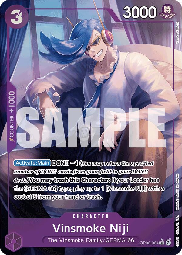 Vinsmoke Niji (OP06-064) (Full Art) [Premium Booster -The Best-] | Shuffle n Cut Hobbies & Games