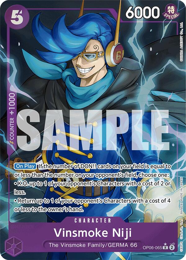 Vinsmoke Niji (OP06-065) (Alternate Art) [Premium Booster -The Best-] | Shuffle n Cut Hobbies & Games