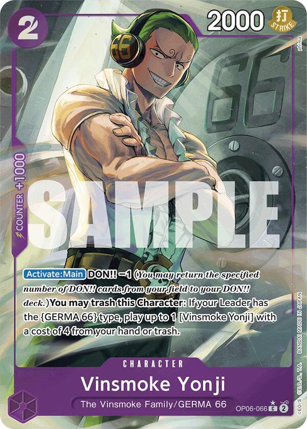 Vinsmoke Yonji (OP06-066) (Full Art) [Premium Booster -The Best-] | Shuffle n Cut Hobbies & Games