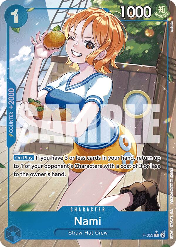 Nami (P-053) (Full Art) [Premium Booster -The Best-] | Shuffle n Cut Hobbies & Games