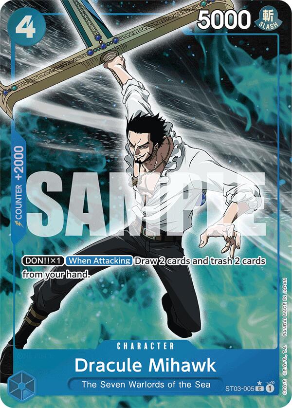 Dracule Mihawk (ST03-005) (Full Art) [Premium Booster -The Best-] | Shuffle n Cut Hobbies & Games