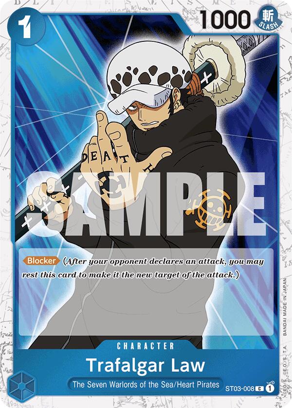 Trafalgar Law (ST03-008) (Jolly Roger Foil) [Premium Booster -The Best-] | Shuffle n Cut Hobbies & Games