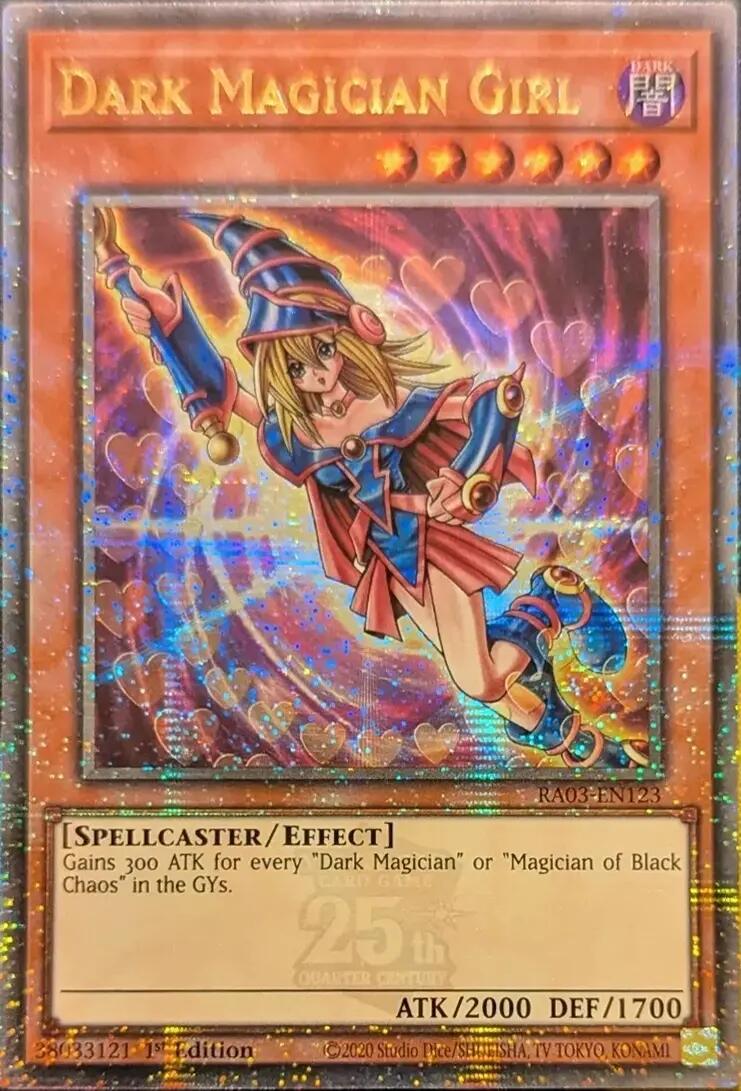 Dark Magician Girl (Quarter Century Secret Rare) (C) [RA03-EN123] Quarter Century Secret Rare | Shuffle n Cut Hobbies & Games