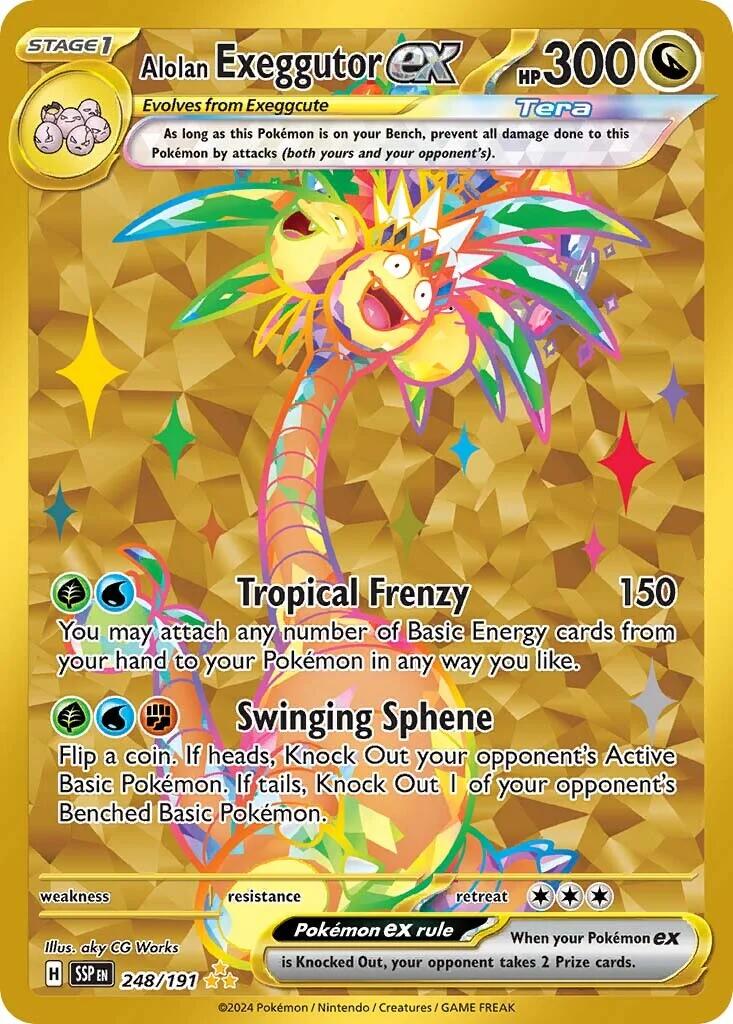 Alolan Exeggutor ex (248/191) [Scarlet & Violet: Surging Sparks] | Shuffle n Cut Hobbies & Games