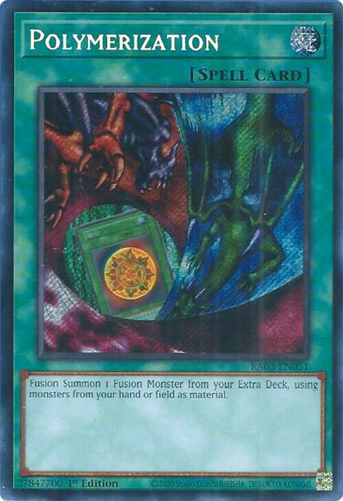 Polymerization (Alternate Art) (Secret Rare) [RA03-EN051] Secret Rare | Shuffle n Cut Hobbies & Games